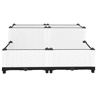 vidaXL Hochbeet 80x80x38 cm Polypropylen