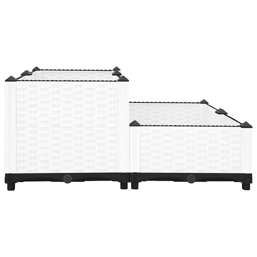 vidaXL Hochbeet 80x80x38 cm Polypropylen