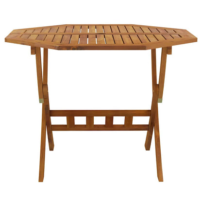 vidaXL Klappbarer Gartentisch 90x75 cm Massivholz Akazie