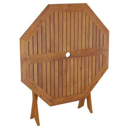 vidaXL Klappbarer Gartentisch 90x75 cm Massivholz Akazie