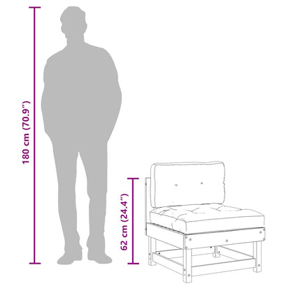 3-tlg. Garten-Lounge-Set mit Kissen Schwarz Poly Rattan