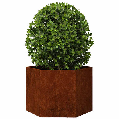 vidaXL Jardinière Rouille 60x60x45 cm Acier Corten