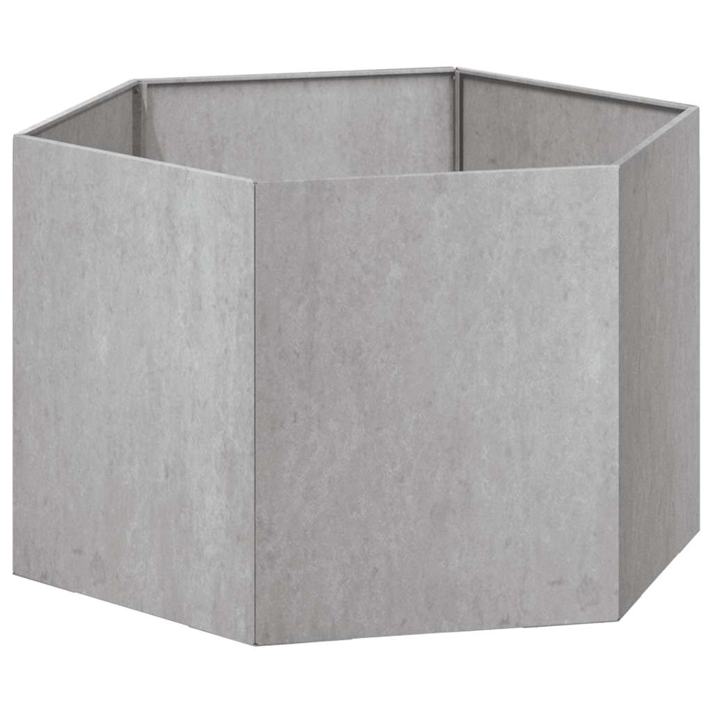 vidaXL Jardinière Rouille 60x60x45 cm Acier Corten