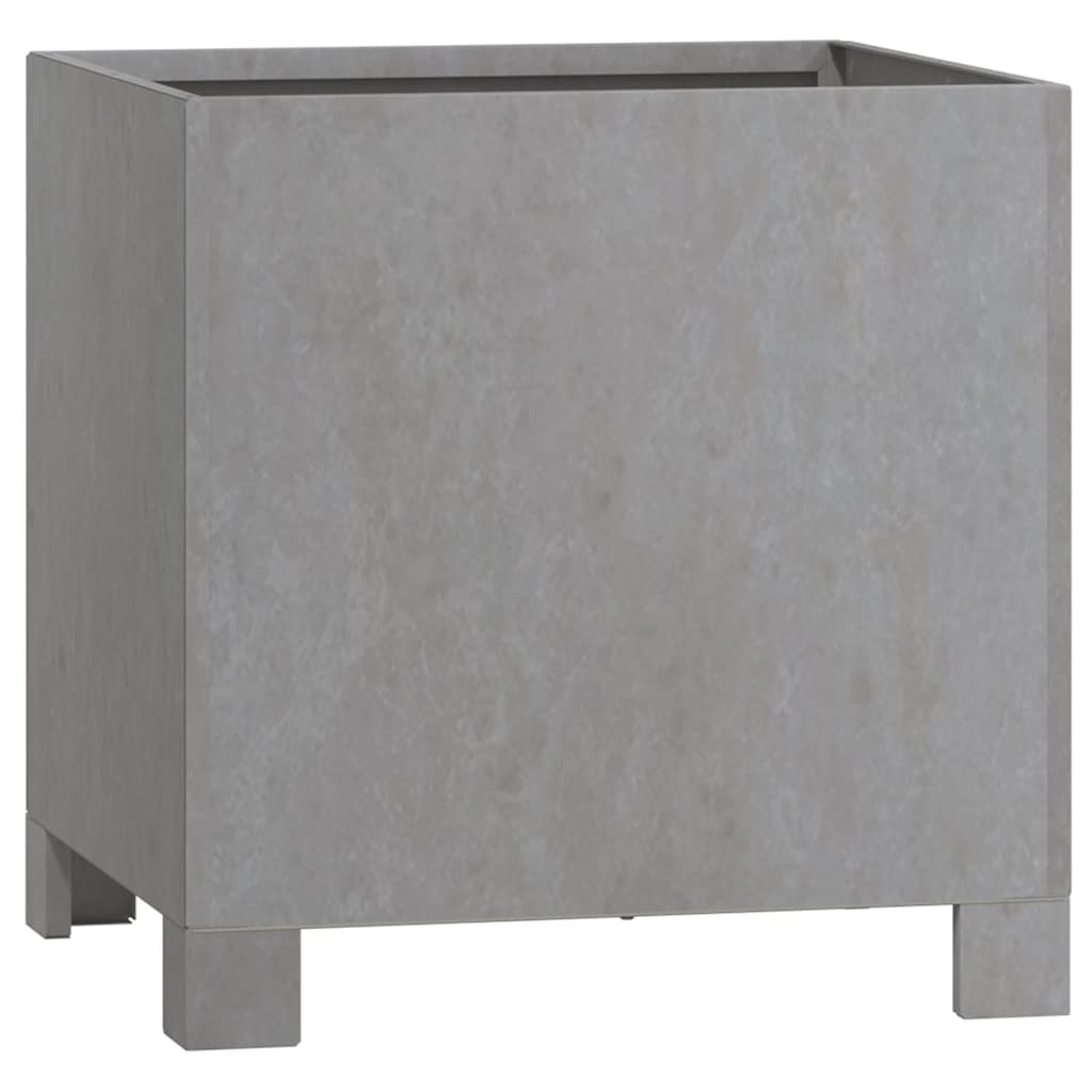 vidaXL Jardinière sur pieds Rouille 30x30x30 cm Acier Corten
