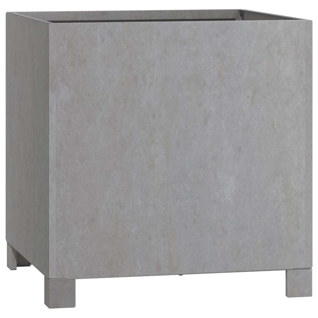 vidaXL Jardinière sur pieds Rouille 40x40x40 cm Acier Corten