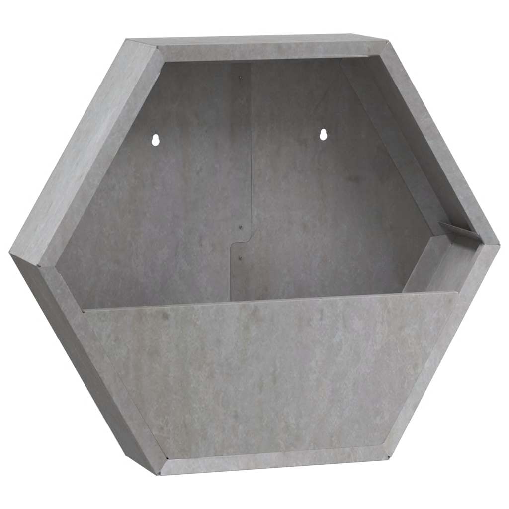 vidaXL Wand-Pflanzkübel 2 Stk. Rostig Cortenstahl 46x10x40 cm