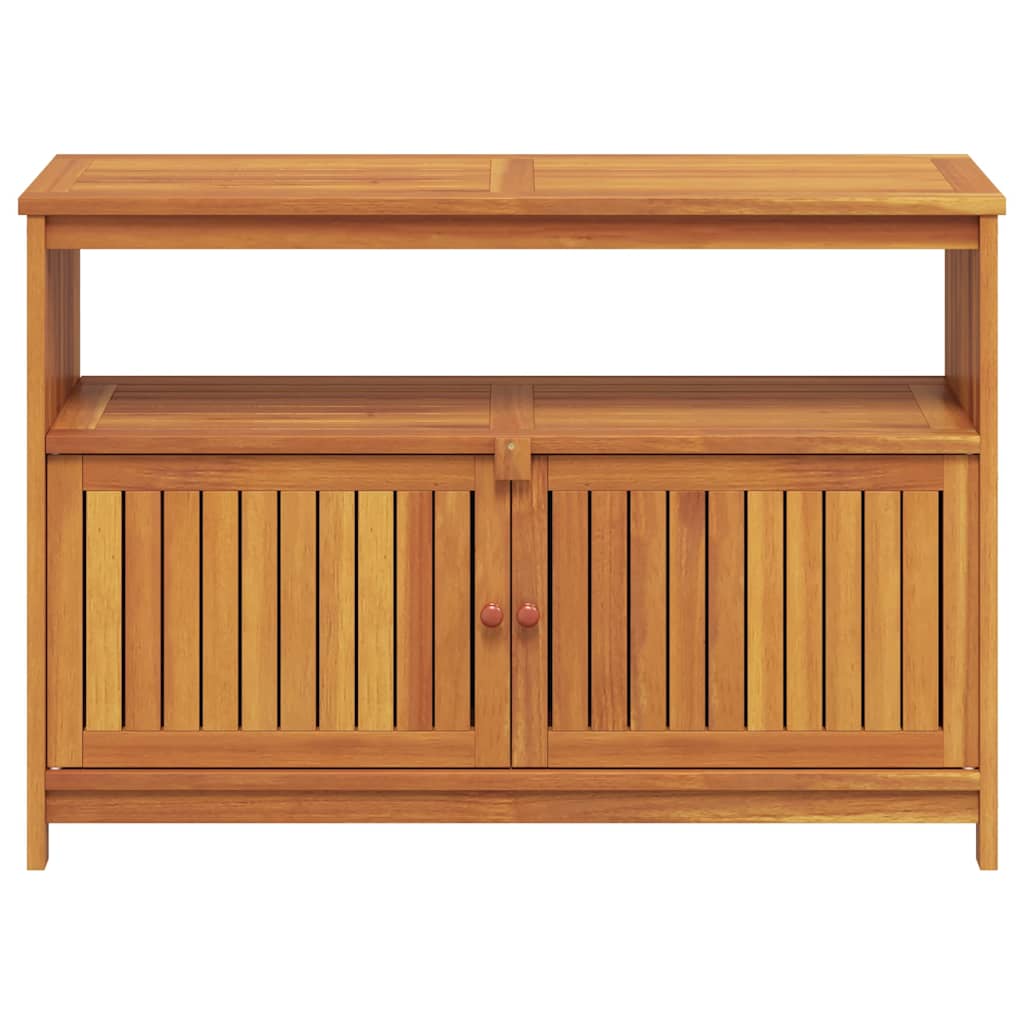 vidaXL Garten-Konsolentisch 110x35x75 cm Massivholz Akazie
