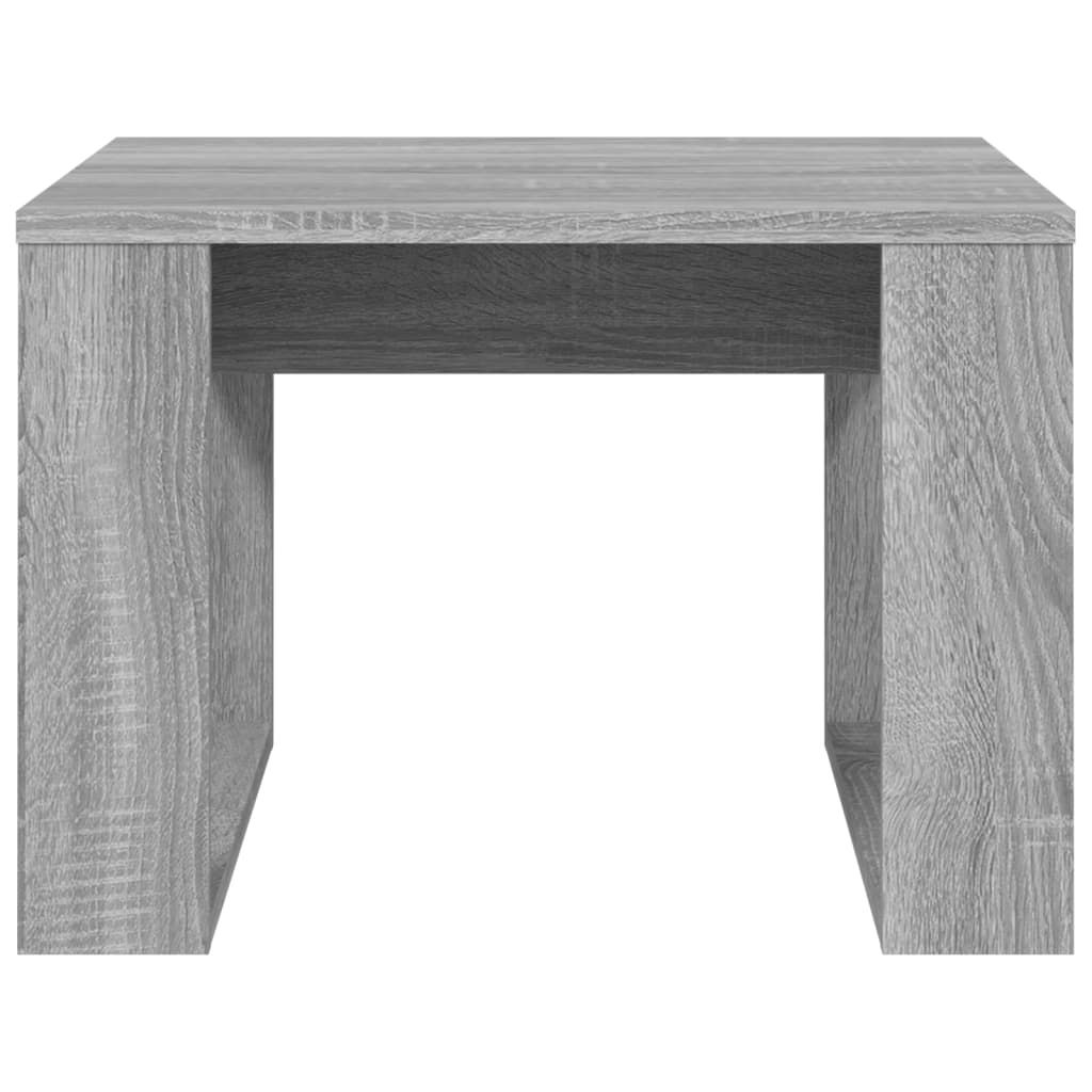 vidaXL Beistelltisch Grau Sonoma 50x50x35 cm Holzwerkstoff