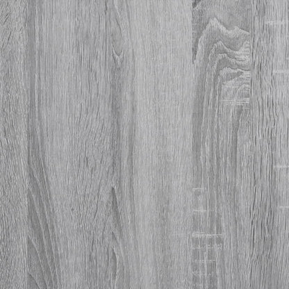 vidaXL Eckregal Grau Sonoma 33x33x100 cm Holzwerkstoff