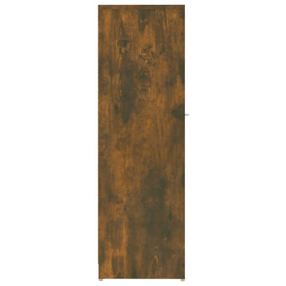 vidaXL Badschrank Räuchereiche 30x30x95 cm Holzwerkstoff