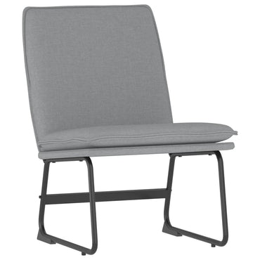 vidaXL Fauteuil de salon gris clair 52x75x76 cm Tissu