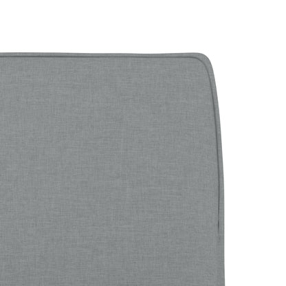 vidaXL Fauteuil de salon gris clair 52x75x76 cm Tissu