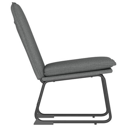 vidaXL Chaise longue gris foncé 52x75x76 cm Tissu