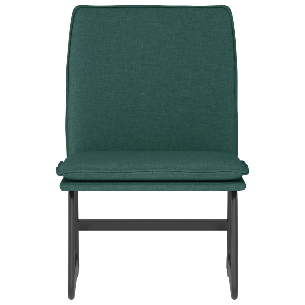 vidaXL Loungesessel Dunkelgrün 52x75x76 cm Stoff