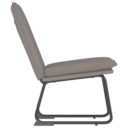 vidaXL Fauteuil de salon Taupe 52x75x76 cm Tissu