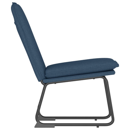 vidaXL Fauteuil de salon bleu 52x75x76 cm tissu