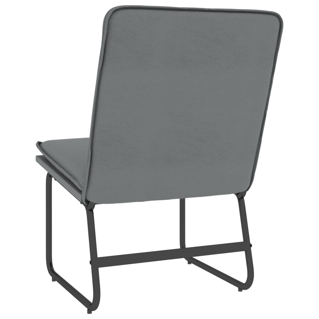 Loungesessel Grau 54x75x76 cm Kunstleder