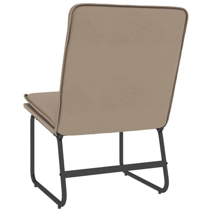 vidaXL Fauteuil de salon marron cappuccino 54x75x76 cm similicuir