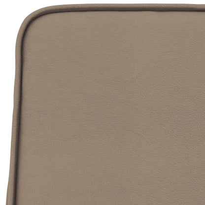 vidaXL Fauteuil de salon marron cappuccino 54x75x76 cm similicuir
