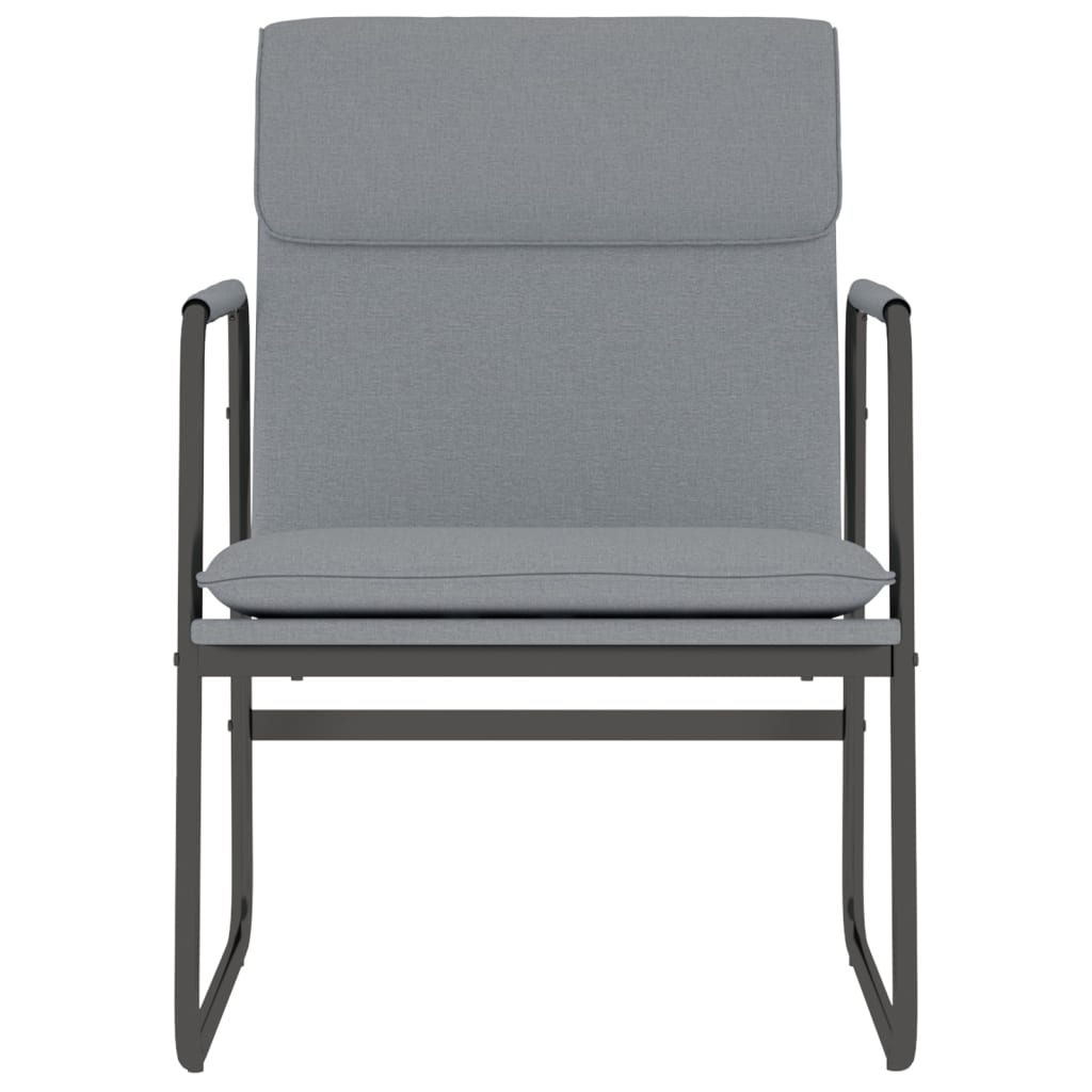 vidaXL Fauteuil de salon gris clair 55x64x80 cm Tissu
