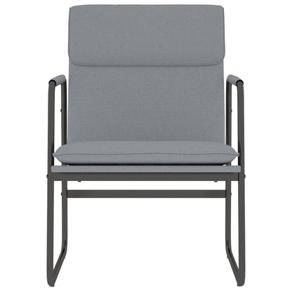 vidaXL Fauteuil de salon gris clair 55x64x80 cm Tissu