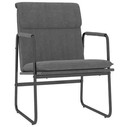 vidaXL Fauteuil de salon Gris foncé 55x64x80 cm Tissu
