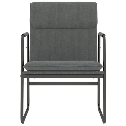 vidaXL Fauteuil de salon Gris foncé 55x64x80 cm Tissu