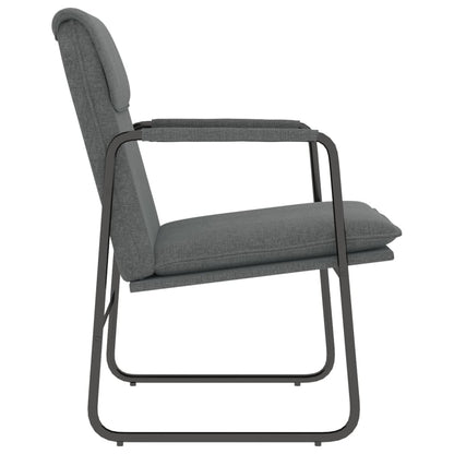 vidaXL Fauteuil de salon Gris foncé 55x64x80 cm Tissu