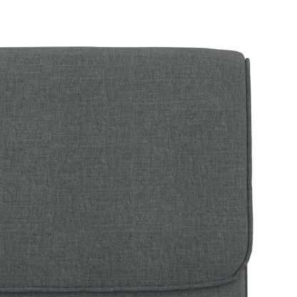 vidaXL Fauteuil de salon Gris foncé 55x64x80 cm Tissu