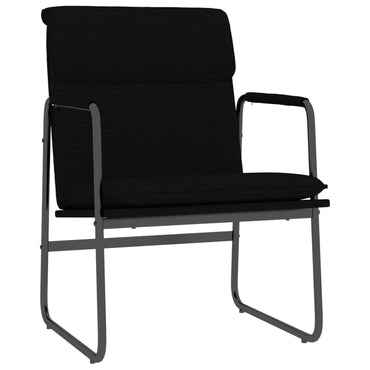 vidaXL Chaise longue Noir 55x64x80 cm Tissu