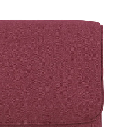 vidaXL Fauteuil de salon Rouge bordeaux 55x64x80 cm Tissu