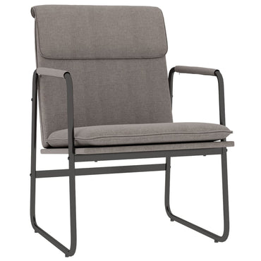 vidaXL Fauteuil de salon taupe 55x64x80 cm Tissu