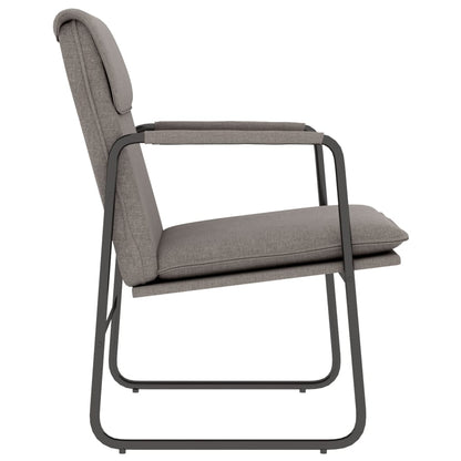 vidaXL Fauteuil de salon taupe 55x64x80 cm Tissu