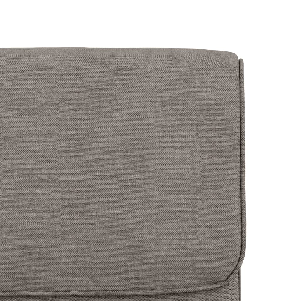 Loungesessel Taupe 55x64x80 cm Stoff