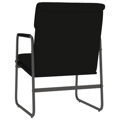 vidaXL Fauteuil de salon Noir 55x64x80 cm Similicuir