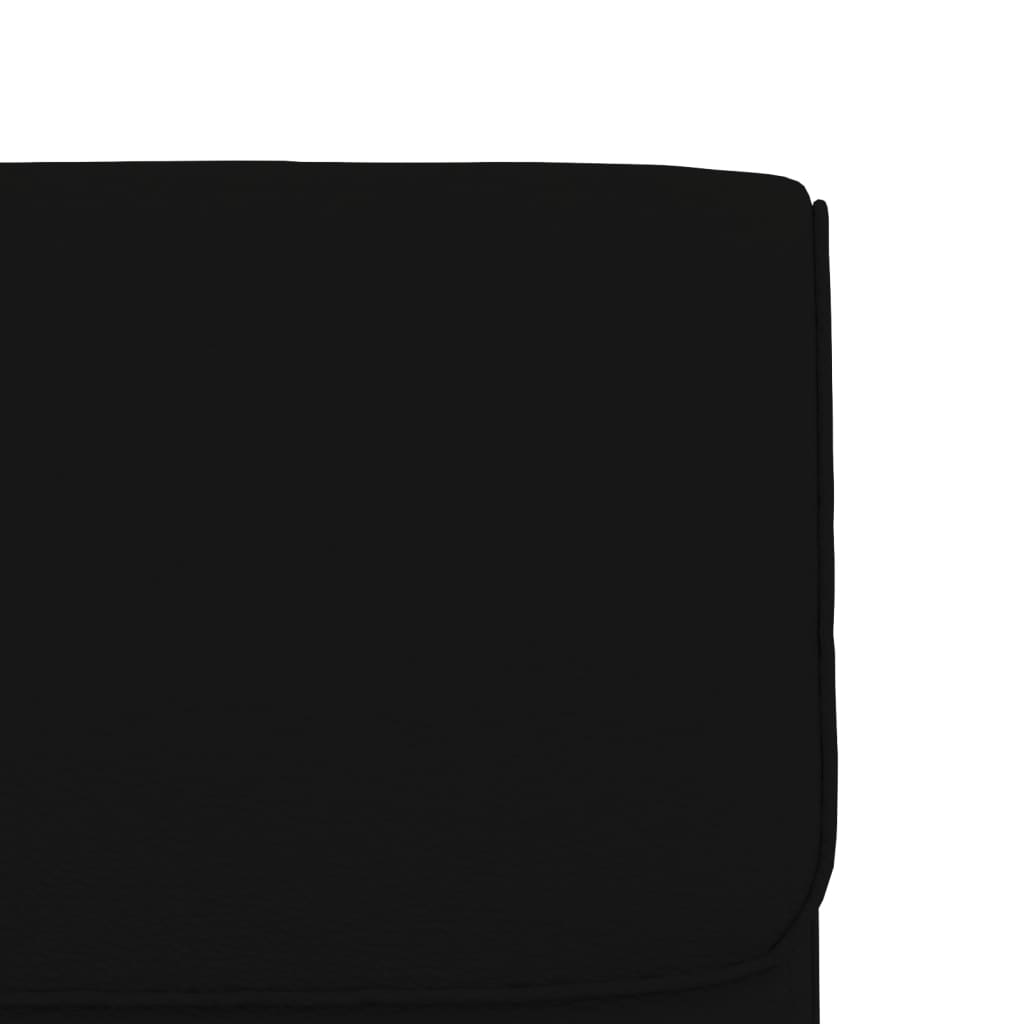 vidaXL Fauteuil de salon Noir 55x64x80 cm Similicuir