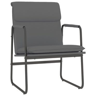 vidaXL Fauteuil de salon gris 55x64x80 cm similicuir