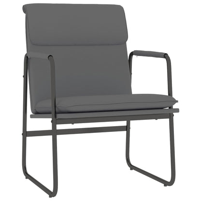 vidaXL Fauteuil de salon gris 55x64x80 cm similicuir