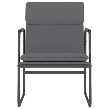 vidaXL Fauteuil de salon gris 55x64x80 cm similicuir