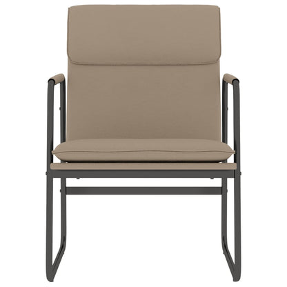 Loungesessel Cappuccino-Braun 55x64x80 cm Kunstleder