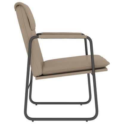 vidaXL Fauteuil de salon marron cappuccino 55x64x80 cm similicuir