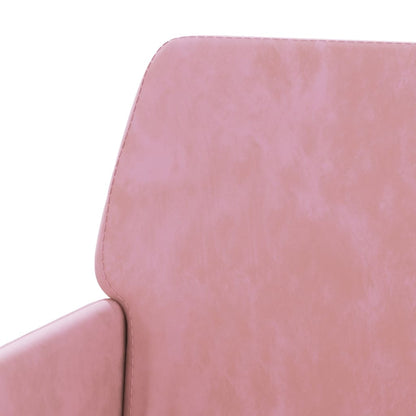 vidaXL Fauteuil rose 62x79x79 cm Velours