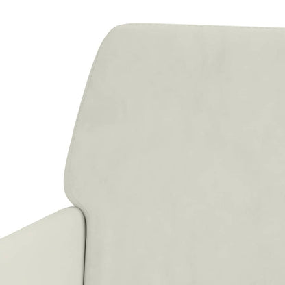 vidaXL Fauteuil crème 62x79x79 cm Velours