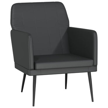 vidaXL Fauteuil noir 61x78x80 cm Similicuir