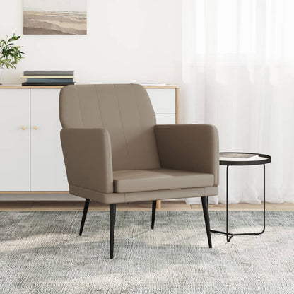 vidaXL Fauteuil cappuccino marron 61x78x80 cm Similicuir