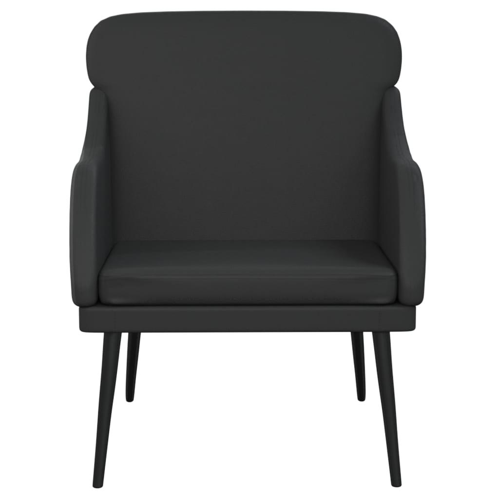 vidaXL Fauteuil noir 63x76x80 cm cuir artificiel