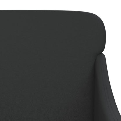 vidaXL Fauteuil noir 63x76x80 cm cuir artificiel