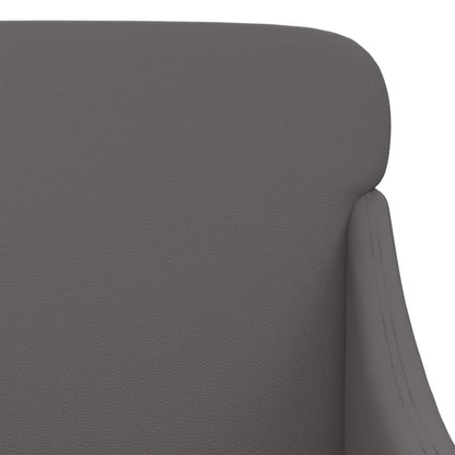 vidaXL Fauteuil gris 63x76x80 cm cuir synthétique