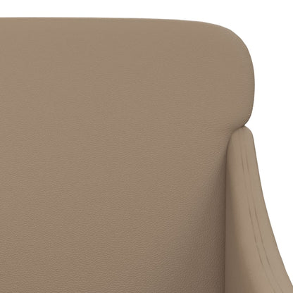 vidaXL Fauteuil cappuccino-marron 63x76x80 cm Similicuir