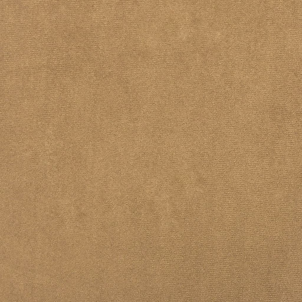 vidaXL Fauteuil marron 63x76x80 cm velours